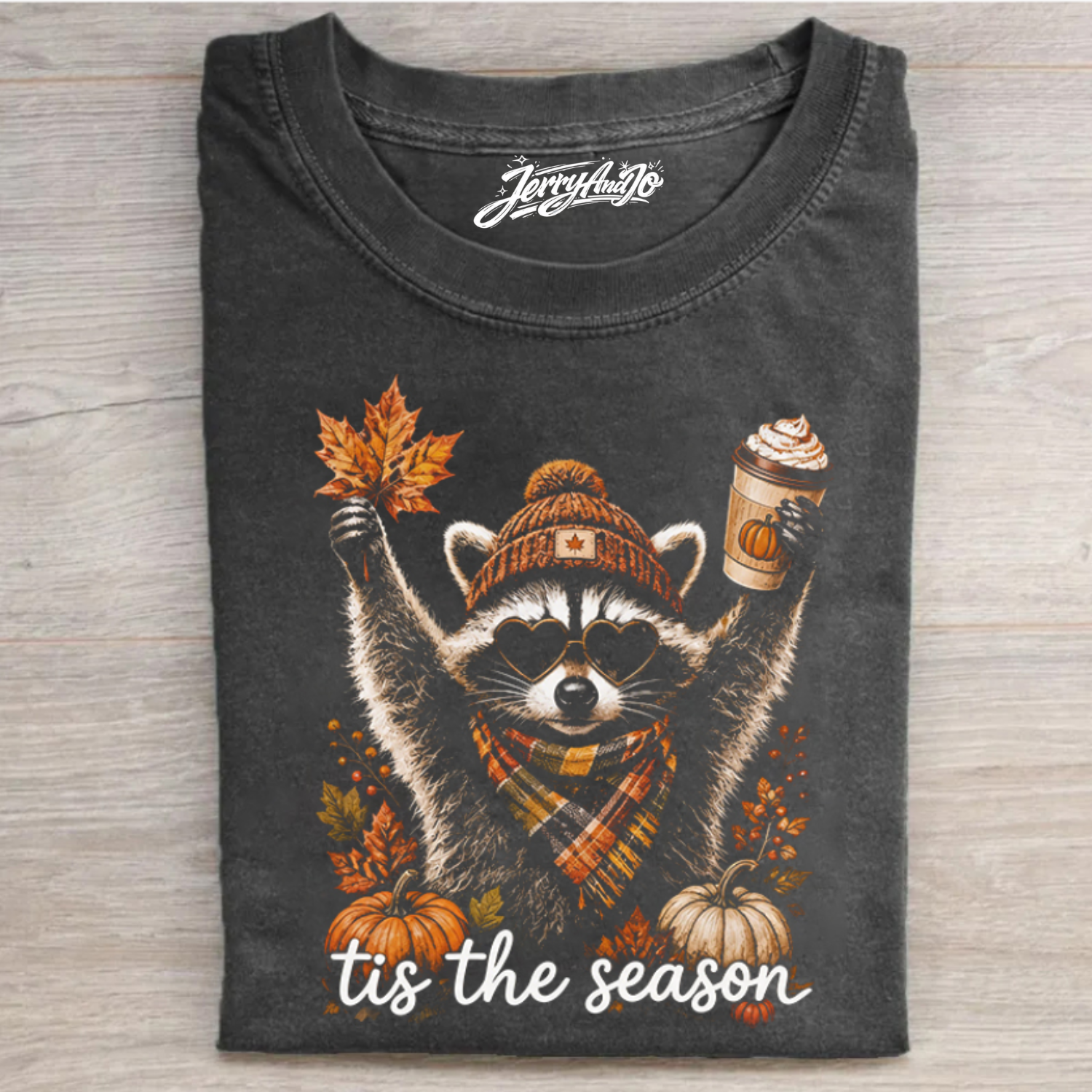 TIS THE SEASON CUTE RACCOON SHIRT NN-0177