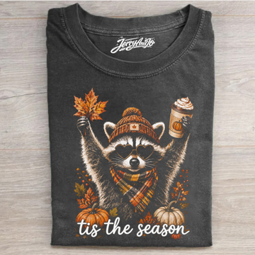 TIS THE SEASON CUTE RACCOON SHIRT NN-0177