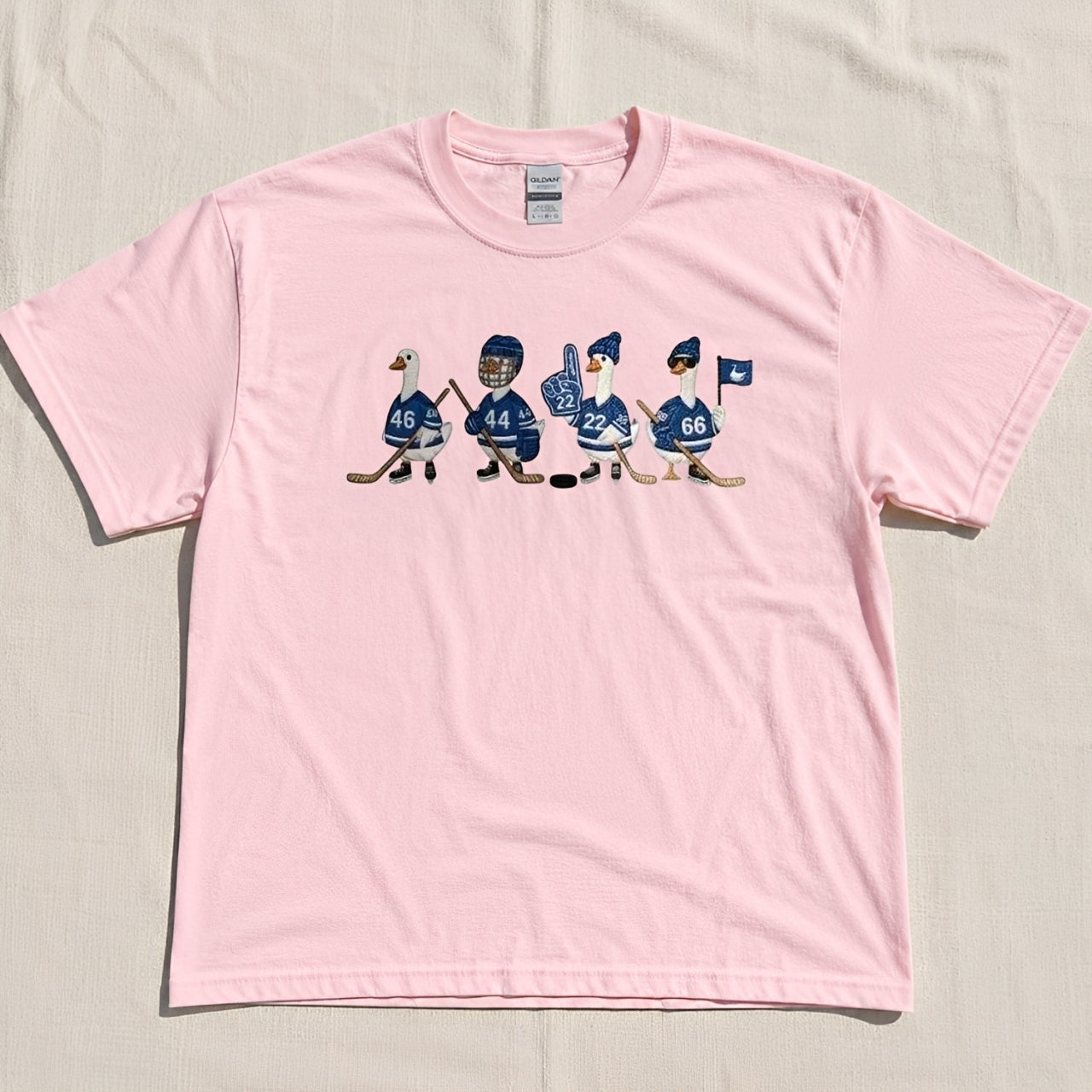 HOCKEY DUCKS SPORT EMBROIDERED TEE NN-0034