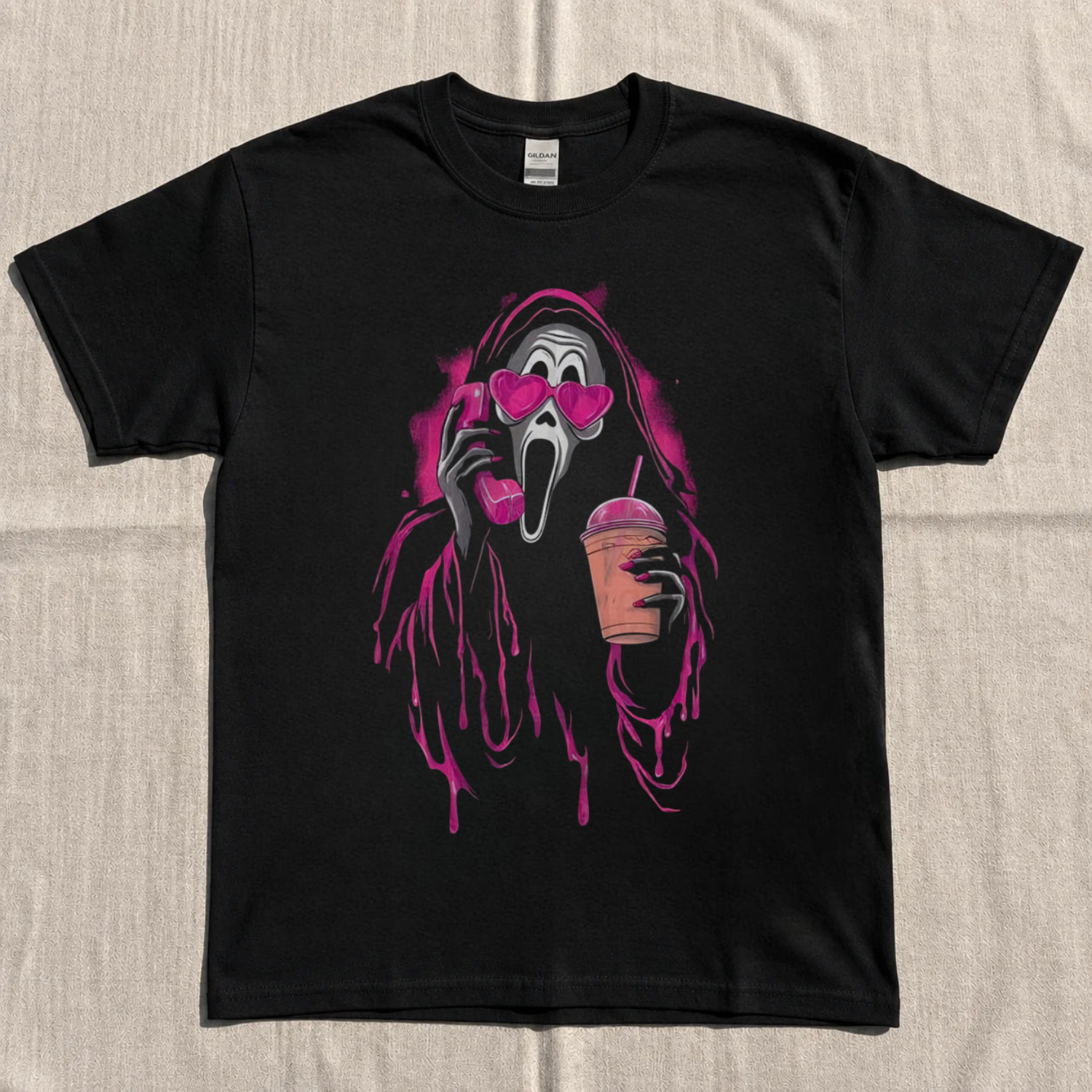 GHOSTFACE SCREAM SHIRT HALLOWEEN VALENTINE SHIRT NN-0182