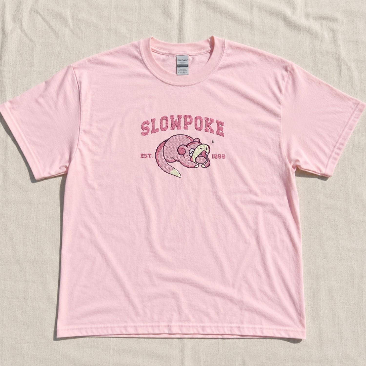 SLOWPOKE EMBROIDERED TEE NN-0045