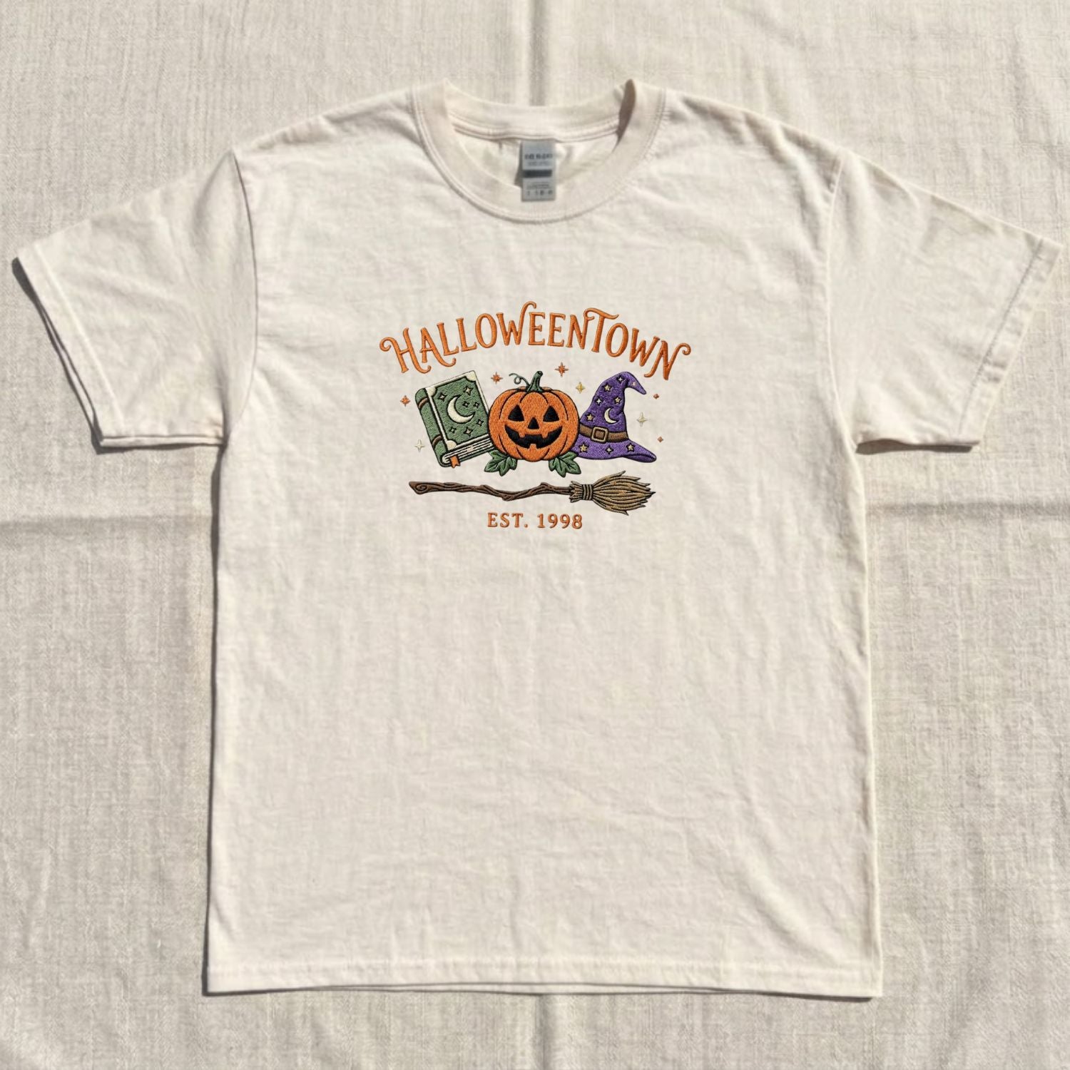 HALLOWEENTOWN EST 1998 EMBROIDERED TEE NN-0046