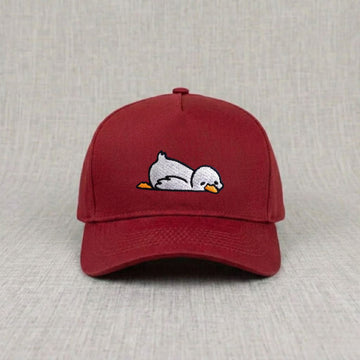 FUNNY DUCK EMBROIDERED BASEBALL HAT NN-0005