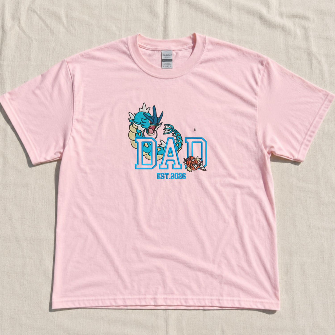 MAGIKARP DAD GYARADOS EMBROIDERED TEE NN-0050