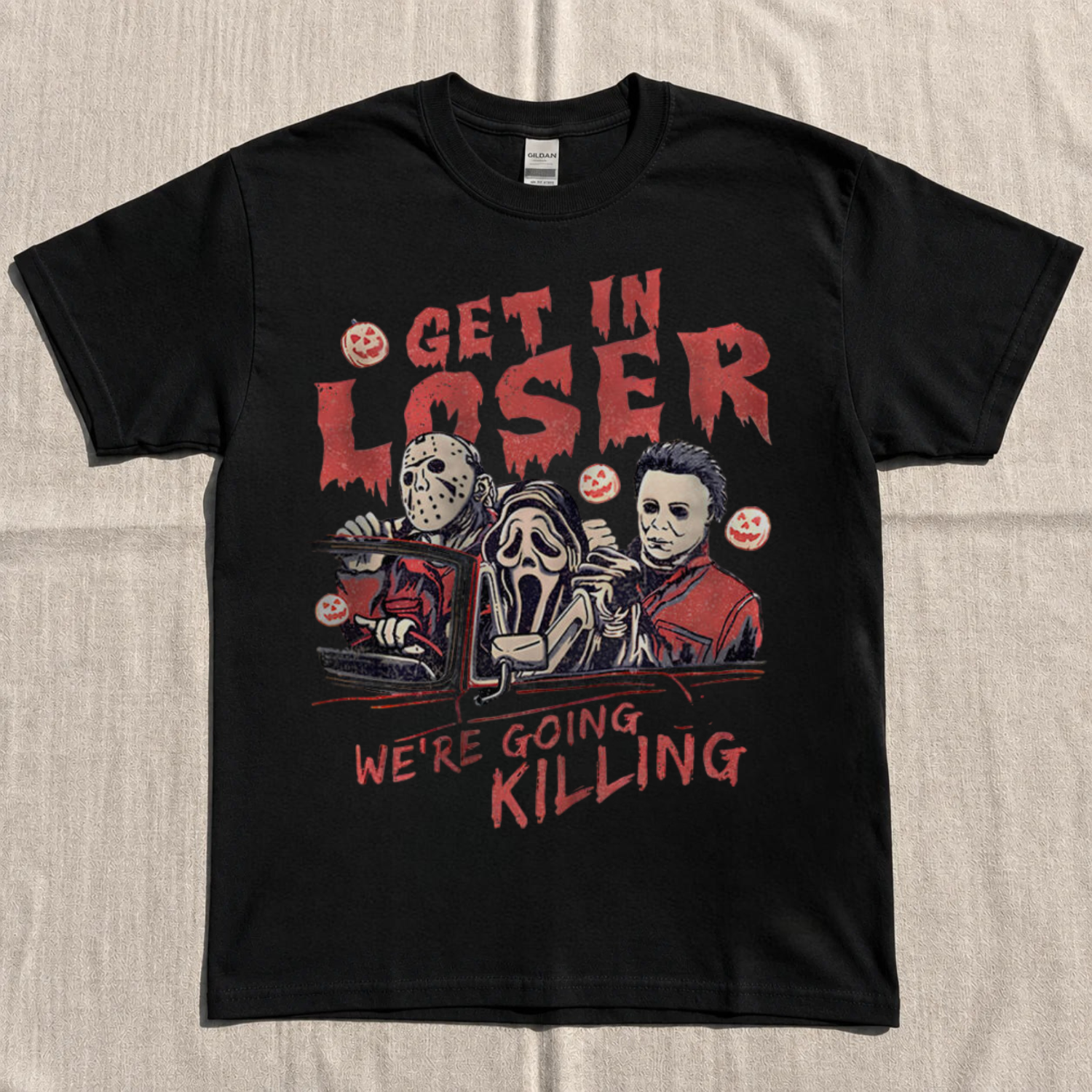 MICHAEL MYERS, JASON VOORHEES GHOSTFACE SHIRT NN-0170