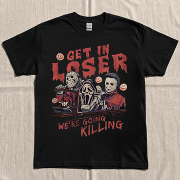 MICHAEL MYERS, JASON VOORHEES GHOSTFACE SHIRT NN-0170