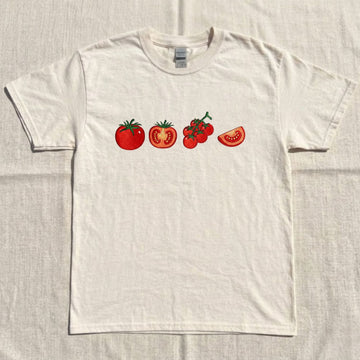 TOMATO EMBROIDERED TEE NN-0051