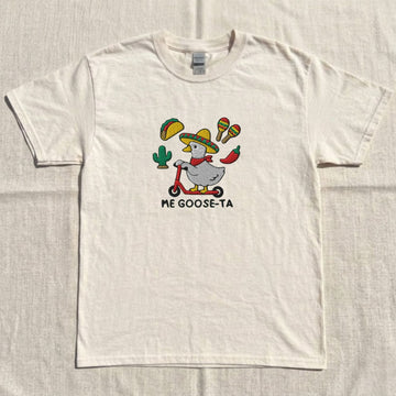 MEXICO GOOSE TEE, ME GOOSE-TA EMBROIDERED TEE NN-0053