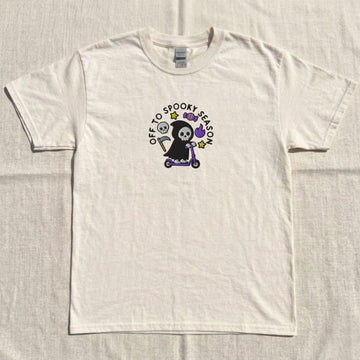 GRIM REAPER SPOOKY SEASON EMBROIDERED TEE NN-0072