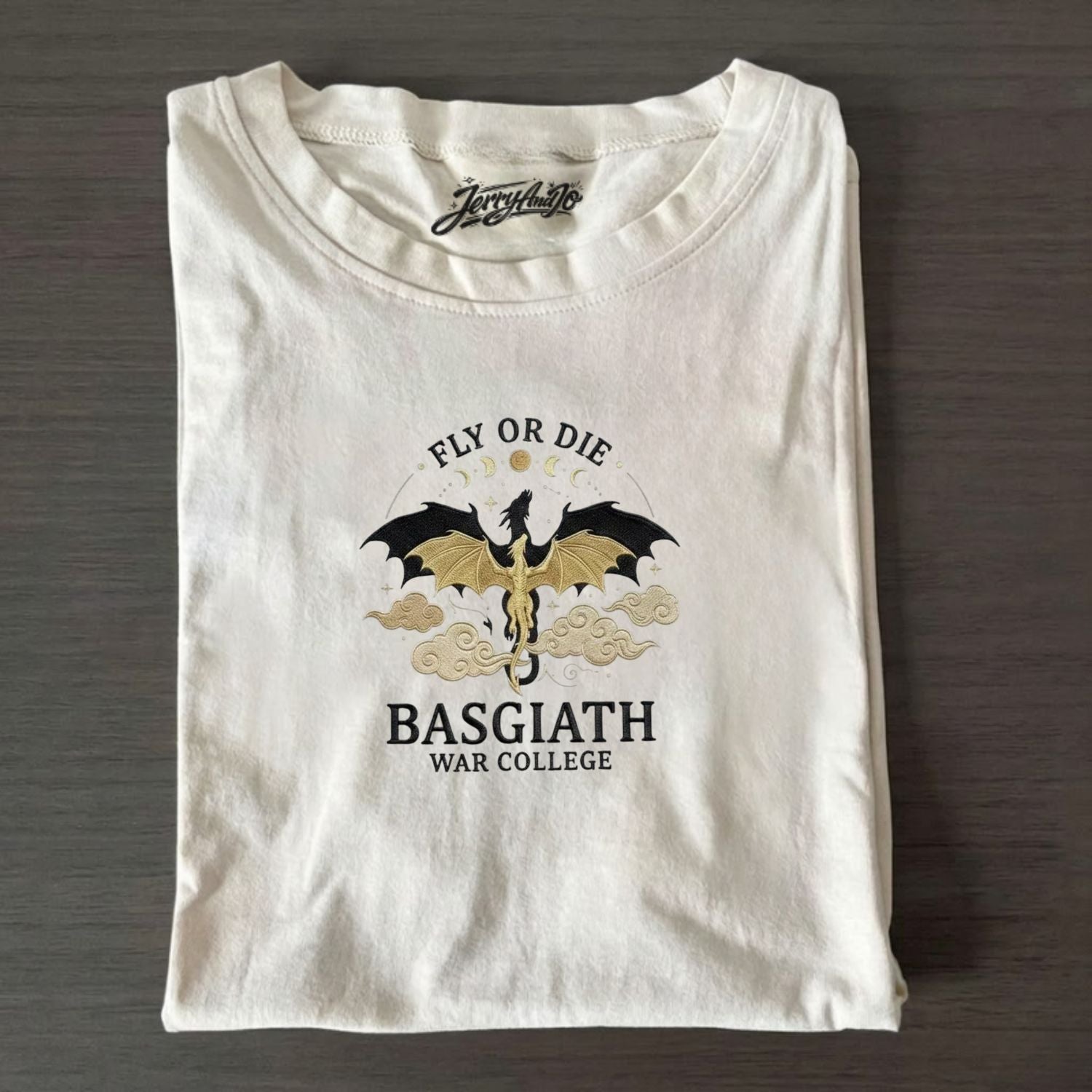 FLY OR DIE BASGIATH WAR COLLEGE EMBROIDERED TEE NN-0031