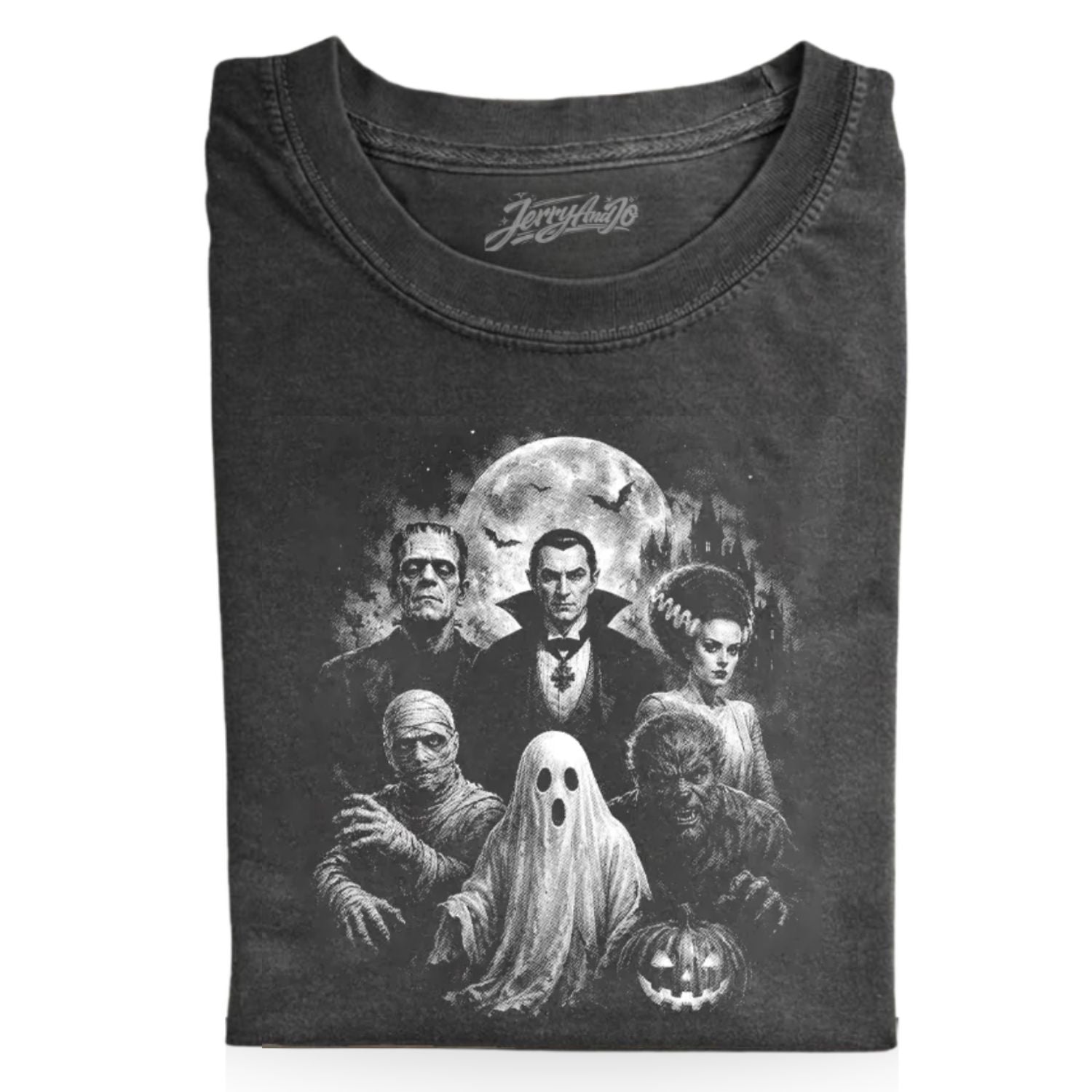 VINTAGE HALLOWEEN MONSTERS SPOOKY SHIRT NN-0078