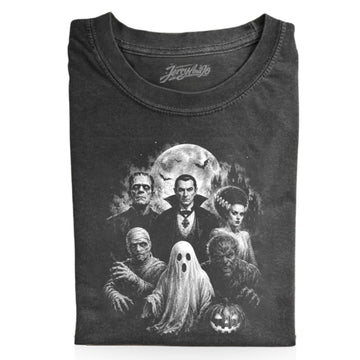 VINTAGE HALLOWEEN MONSTERS SPOOKY SHIRT NN-0078