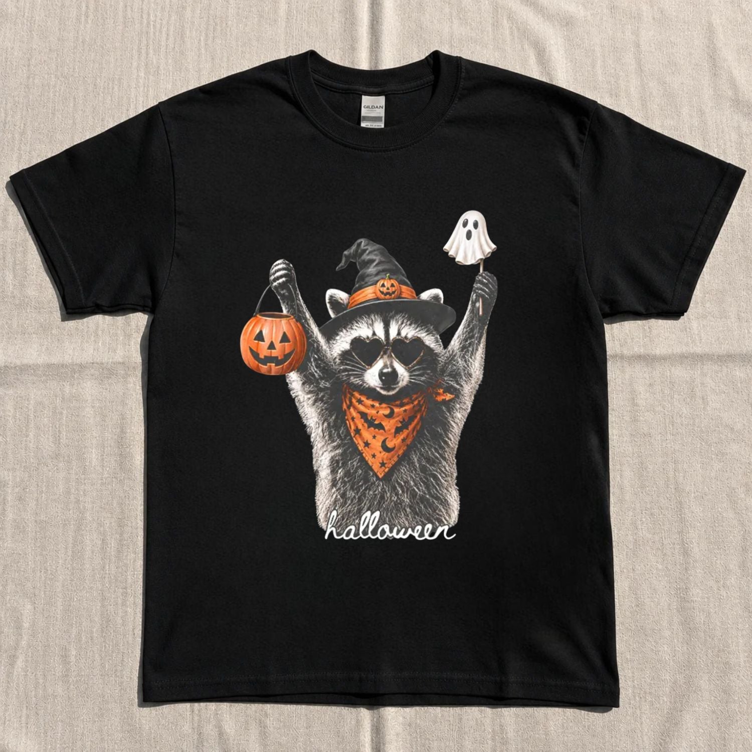 HALLOWEEN FUNNY RACCOON SHIRT NN-0079