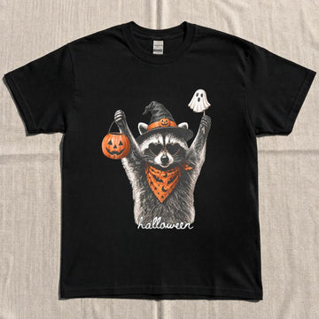 HALLOWEEN FUNNY RACCOON SHIRT NN-0079
