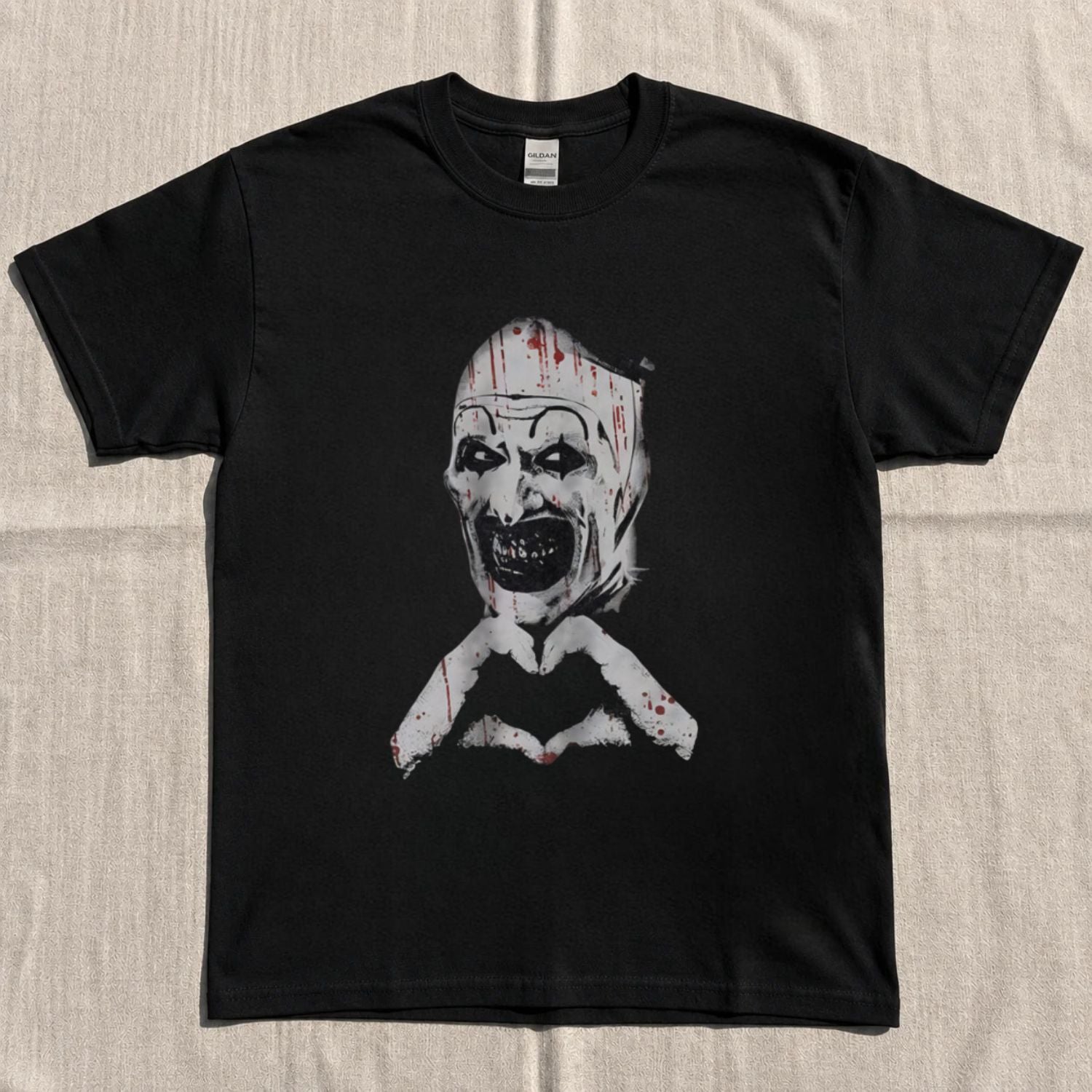 ART THE CLOWN SHIRT, TERRIFIER HALLOWEEN SHIRT NN-0087