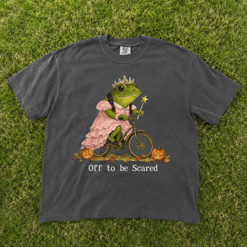 OFF TO BE SCARED FROG SHIRT NN-0092