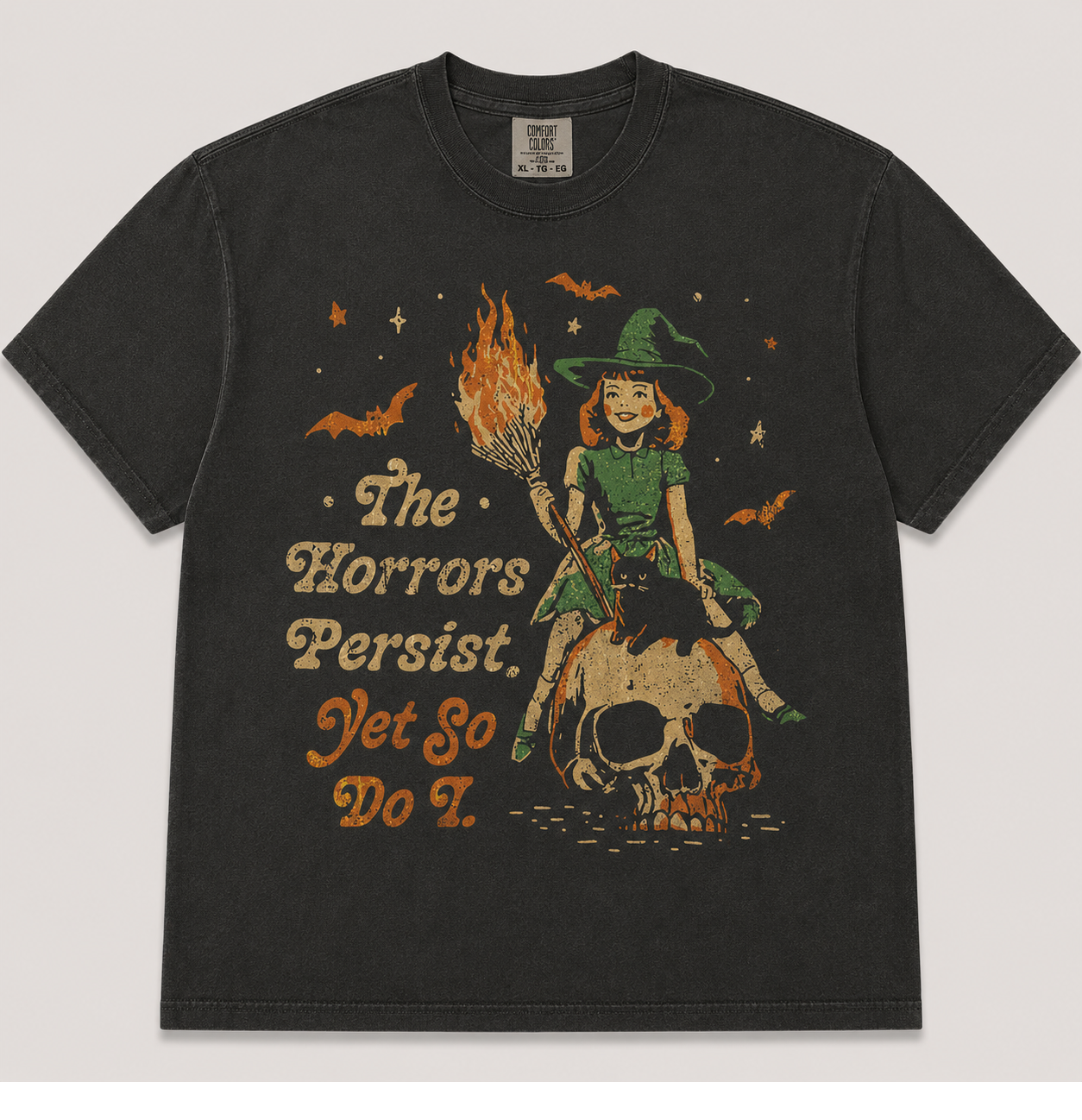 THE HORRORS PERSIST HALLOWEEN T-SHIRT AV-00146