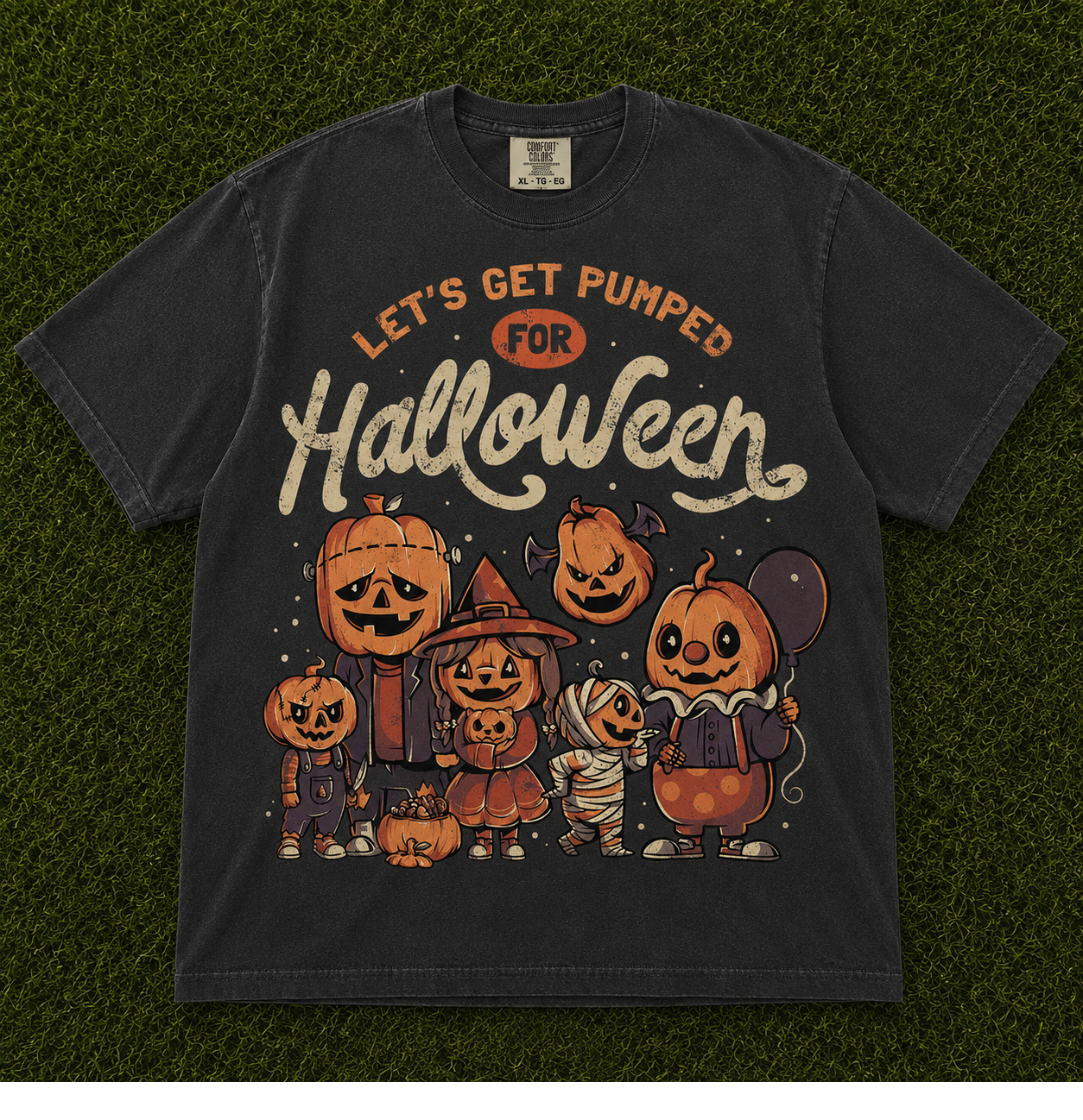 LET'S GET PUMPED FOR HALLOWEEN T-SHIRT AV-00136