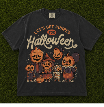 LET'S GET PUMPED FOR HALLOWEEN T-SHIRT AV-00136