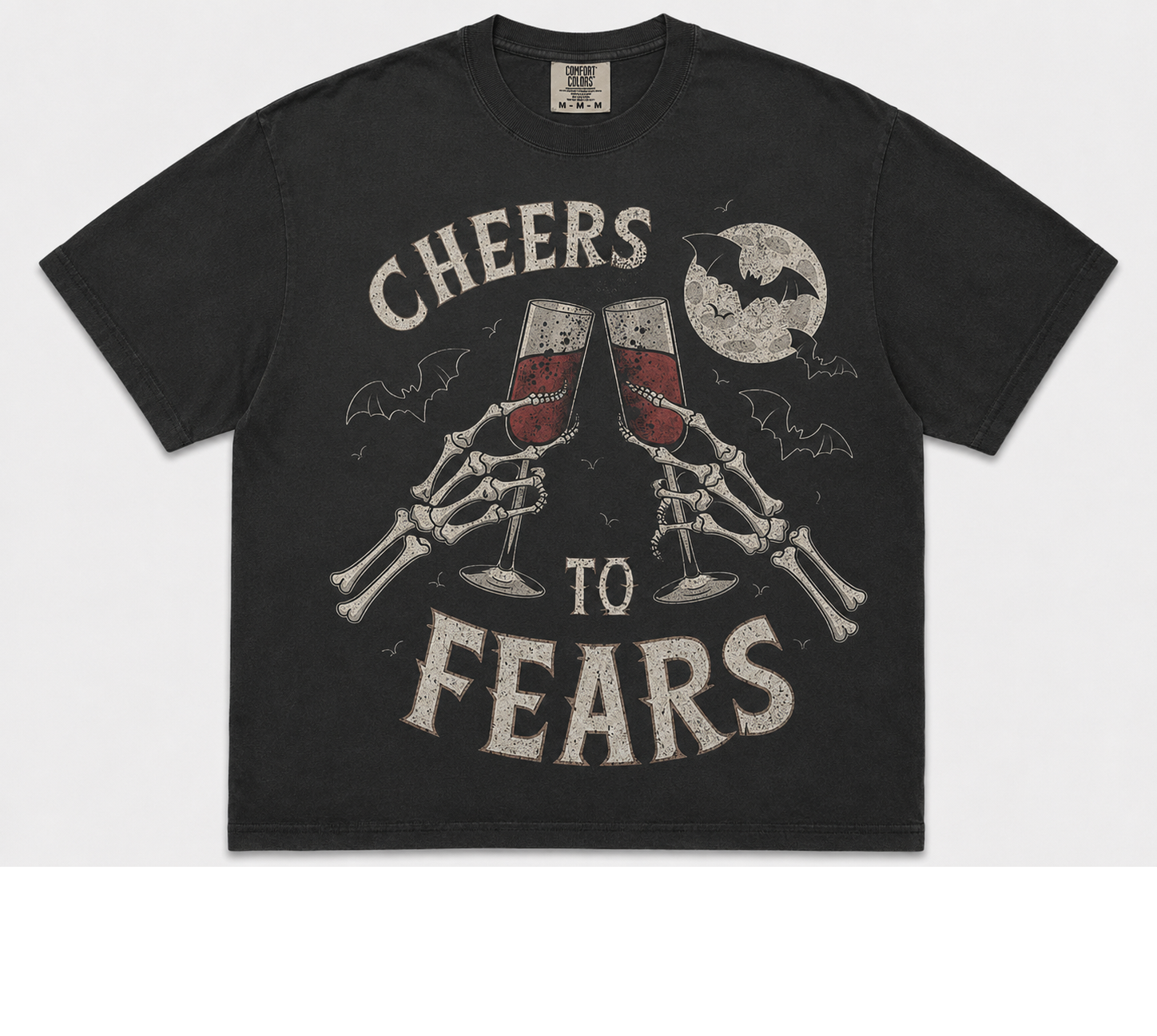 CHEERS TO FEARS HALLOWEEN T-SHIRT AV-00120