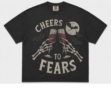 CHEERS TO FEARS HALLOWEEN T-SHIRT AV-00120