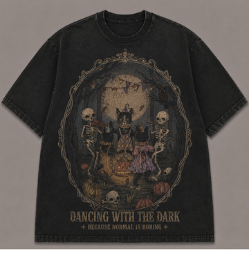 DANCING WITH THE DARK HALLOWEEN T-SHIRT AV-00173