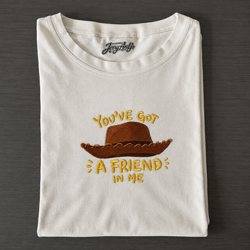 CUTE CARTOON YOU'VE GOT A FRIEND IN ME EMBROIDERED SHIRT AV-0013
