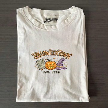 HALLOWEEN TOWN EST 1998 EMBROIDERED TEE BN-0008