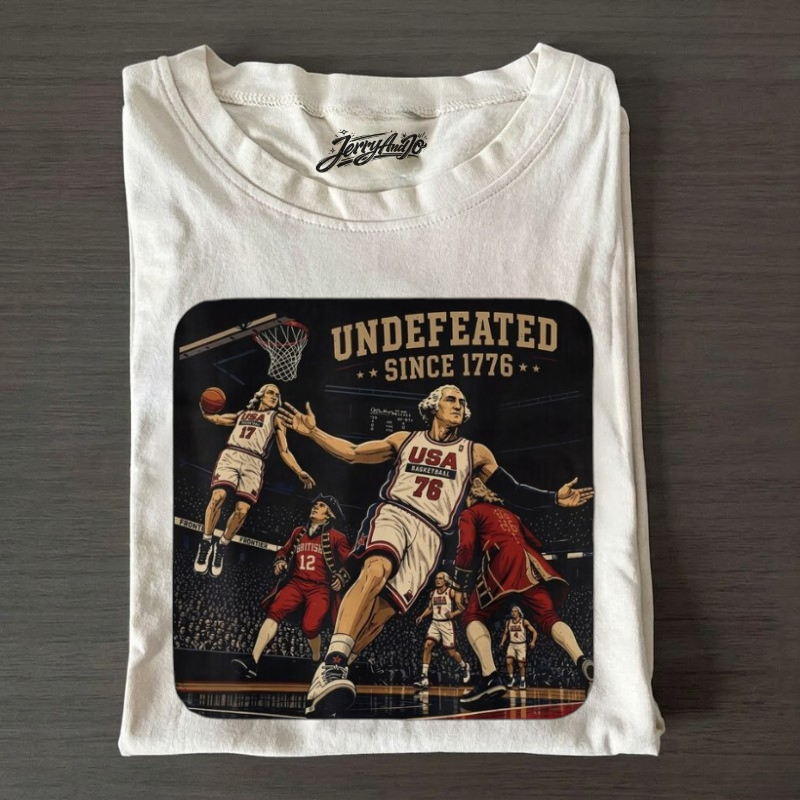PATRIOTIC BASKETBALL TEE BN-0005