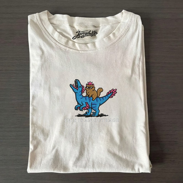 EMBROIDERED PRINCESS DONUT & MONGO TEE BN-0004