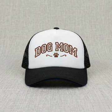 Dog Mom Embroidery Trucker Hat, Mama Dog Lover Gift B-0057