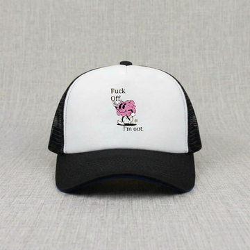 Silly Brain I'm Out Funny Embroidered Trucker Hat B-00108