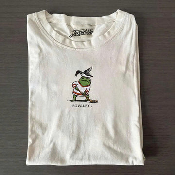 RIVALRY FROG HOCKEY EMBROIDERED TEE TH-0005