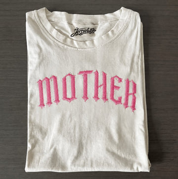 Embroidered Mother Shirt, Minimalistic, Mommy Tee, New Mom T-shirt Son-0033
