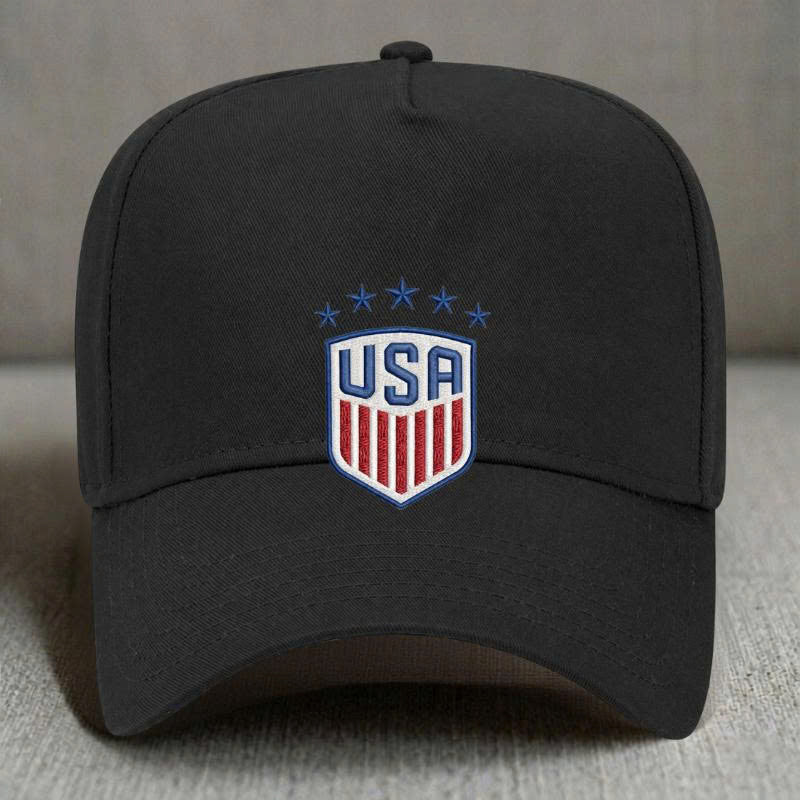 RETRO USA WORLD CUP 2026 SOCCER EMBROIDERY HAT BT-0021