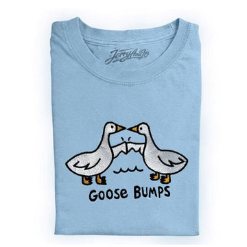 EMBROIDERED GOOSE BUMPS SHIRT, UNISEX GOOSE EMBROIDERED PH-0019