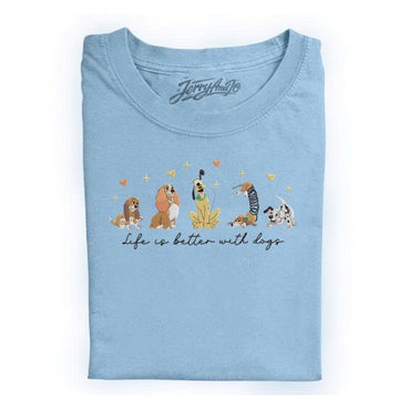 LIFE IS BETTER WITH DOGS MACHINE EMBROIDERY FILE BT-0023