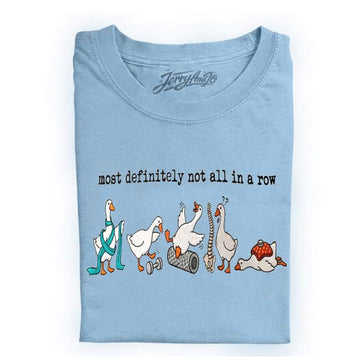 EMBROIDERED GOOSE PT SHIRT, PHYSICAL THERAPY REHAB HUMOR CREWNECK PH-0023