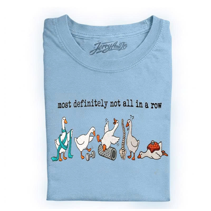 EMBROIDERED GOOSE PT SHIRT, PHYSICAL THERAPY REHAB HUMOR CREWNECK PH-0023