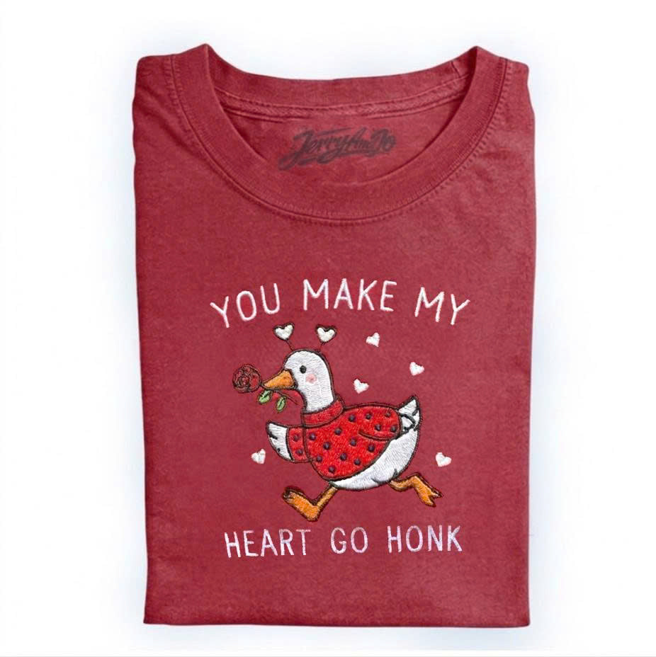 EMBROIDERED YOU MAKE MY GOOSE SHIRT, EMBROIDERY ANNIVERSARY SWEATSHIRT PH-0027