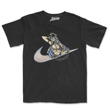 GENERAL ICE QUEEN SWOOSH EMBROIDERED TEE - ANIME GENERAL SHIRT - HOODIE - SWEATSHIRT PH-0049