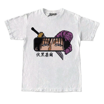 ANIME SORCERER REARVIEW MIRROR EMBROIDERED TEE - ANIME GENERAL SHIRT - HOODIE - SWEATSHIRT PH-0050
