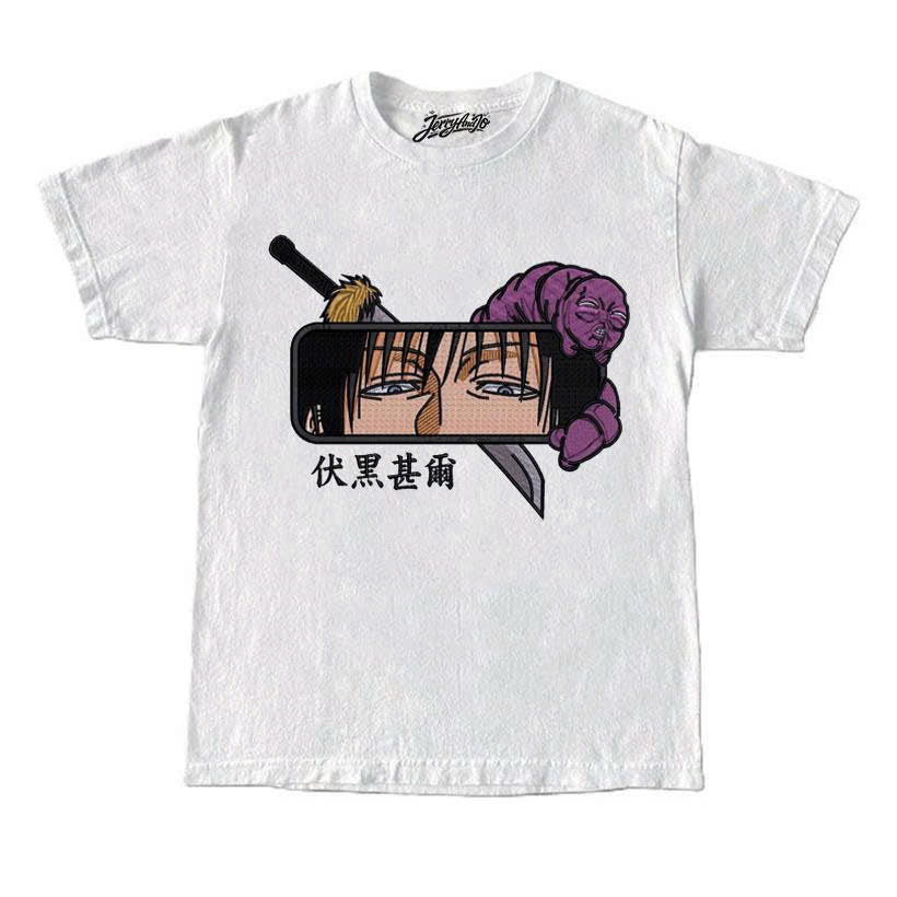 ANIME SORCERER REARVIEW MIRROR EMBROIDERED TEE - ANIME GENERAL SHIRT - HOODIE - SWEATSHIRT PH-0050