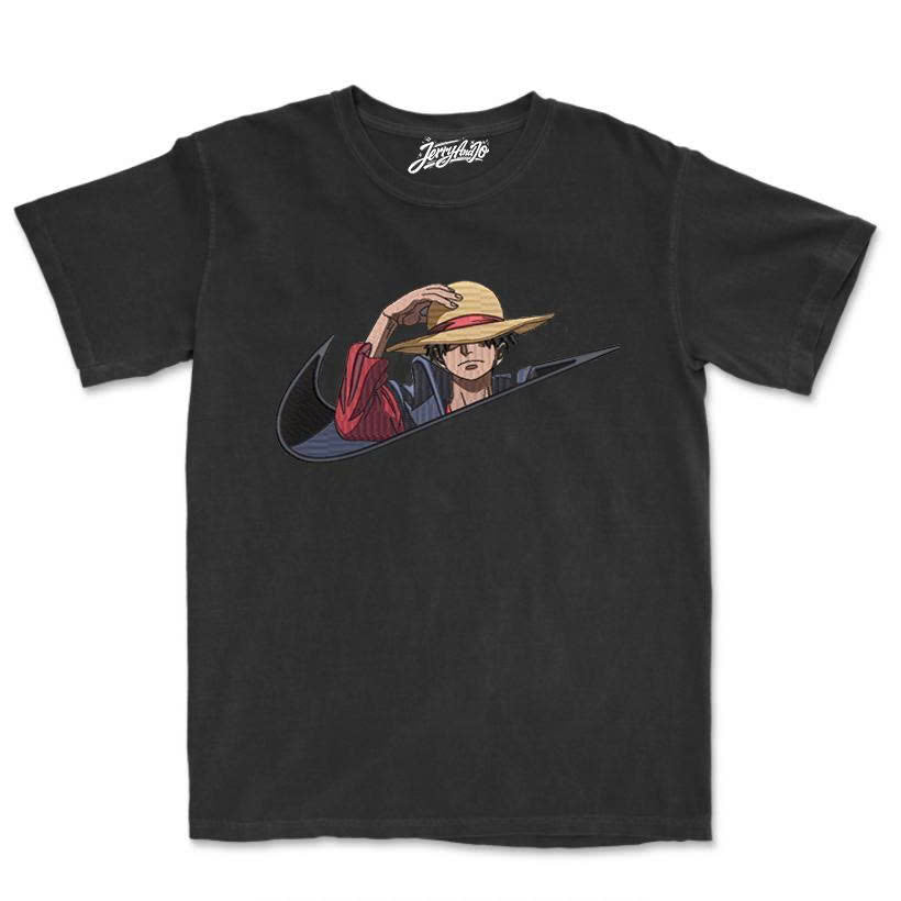 MONKEY D. LUF ANIME EMBROIDERED TEE - ANIME GENERAL SHIRT - HOODIE - SWEATSHIRT PH-0053