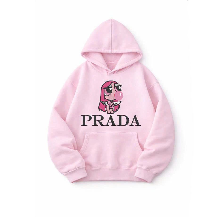 BLOSSOM ANGEL GIRL EMBROIDERED PINK TEE - Y2K AESTHETIC CREWNECK SHIRT - HOODIE - SWEATSHIRT PH-0045