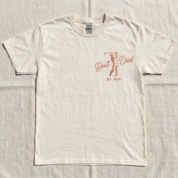 BEST DAD BY PAR GOLF EMBROIDERY SHIRT, FATHER'S DAY EMBROIDERY SHIRT BT - 0046