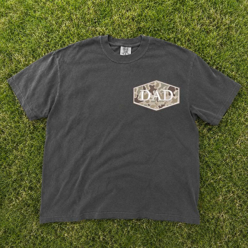 MILITARY DAD EMBROIDERY SHIRT, FATHER’S DAY EMBROIDERY BT - 0047