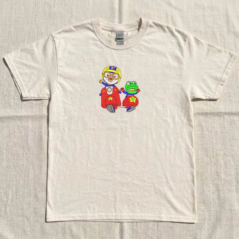 PORORO EMBROIDERY SHIRT FOR MACHINE EMBROIDERY BT-0056