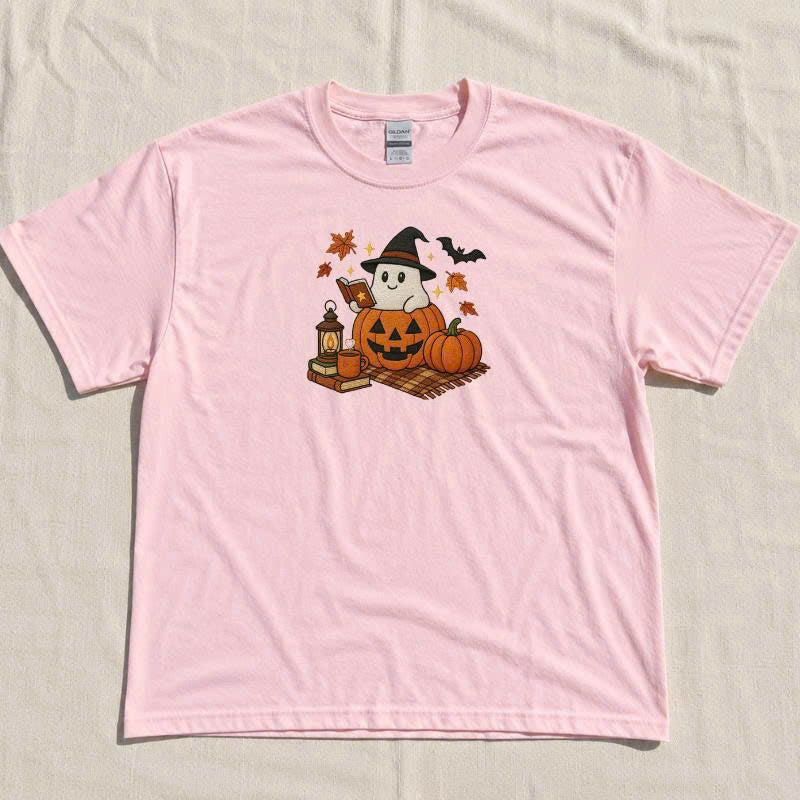 HALLOWEEN GHOST EMBROIDERY SHIRT BT-0060