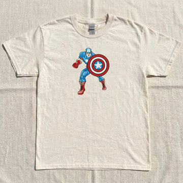 CAPTAIN AMERICA - SINGLE MACHINE EMBROIDERY DESIGN FOR SHIRT BT-0065